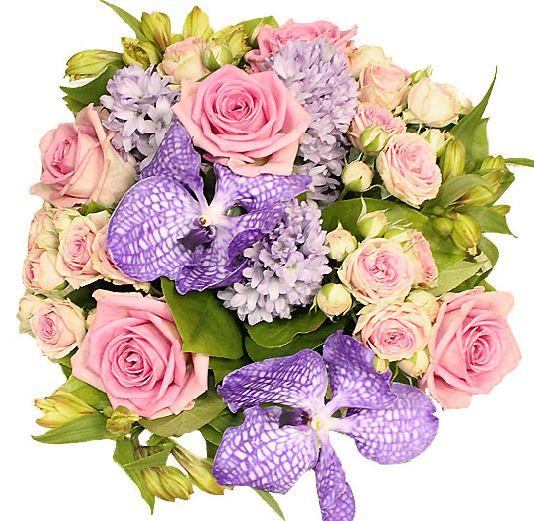 Fragrant Purple And Pink Bouquet