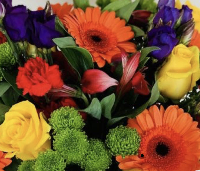 *Birthday Florist Choice Vibrant Gift Wrap with Free Birthday Greetings Card