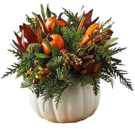 Family Pumpkin Arrangement
